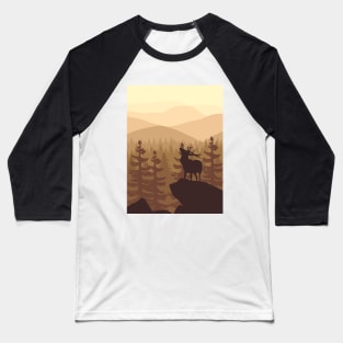 deer looking at the view Baseball T-Shirt